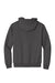 Port & Company PC90ZH/PC90ZHT Mens Essential Pill Resistant Fleece Full Zip Hooded Sweatshirt Hoodie w/ Pockets Charcoal Grey Flat Back