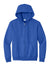 Port & Company PC90ZH/PC90ZHT Mens Essential Pill Resistant Fleece Full Zip Hooded Sweatshirt Hoodie w/ Pockets Royal Blue Flat Front
