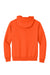 Port & Company PC90ZH/PC90ZHT Mens Essential Pill Resistant Fleece Full Zip Hooded Sweatshirt Hoodie w/ Pockets Safety Orange Flat Back