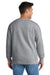 Port & Company PC90/PC90T Mens Essential Pill Resistant Fleece Crewneck Sweatshirt Heather Grey Model Back