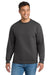 Port & Company PC90/PC90T Mens Essential Pill Resistant Fleece Crewneck Sweatshirt Charcoal Grey Model Front
