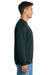 Port & Company PC90/PC90T Mens Essential Pill Resistant Fleece Crewneck Sweatshirt Dark Green Model Side