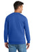 Port & Company PC90/PC90T Mens Essential Pill Resistant Fleece Crewneck Sweatshirt Royal Blue Model Back