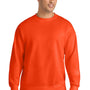 Port & Company Mens Essential Pill Resistant Fleece Crewneck Sweatshirt - Safety Orange