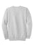 Port & Company PC90/PC90T Mens Essential Pill Resistant Fleece Crewneck Sweatshirt Ash Grey Flat Back