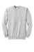 Port & Company PC90/PC90T Mens Essential Pill Resistant Fleece Crewneck Sweatshirt Ash Grey Flat Front