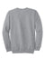 Port & Company PC90/PC90T Mens Essential Pill Resistant Fleece Crewneck Sweatshirt Heather Grey Flat Back