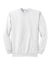 Port & Company PC90/PC90T Mens Essential Pill Resistant Fleece Crewneck Sweatshirt White Flat Front