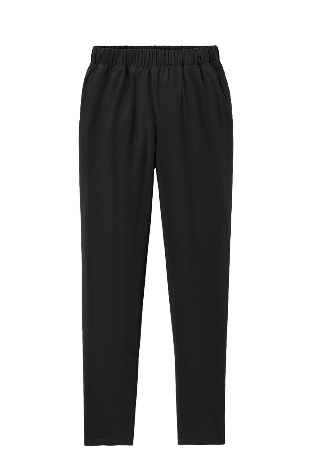 Sport-Tek PST485 Mens Repeat Moisture Wicking Pants w/ Pockets Black Flat Front