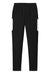 Sport-Tek PST800 Mens Moisture Wicking Travel Pants w/ Pockets Black/White Flat Back