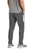 Sport-Tek PST800 Mens Moisture Wicking Travel Pants w/ Pockets Iron Grey/White Model Back