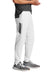 Sport-Tek PST800 Mens Moisture Wicking Travel Pants w/ Pockets White/Iron Grey Model Side