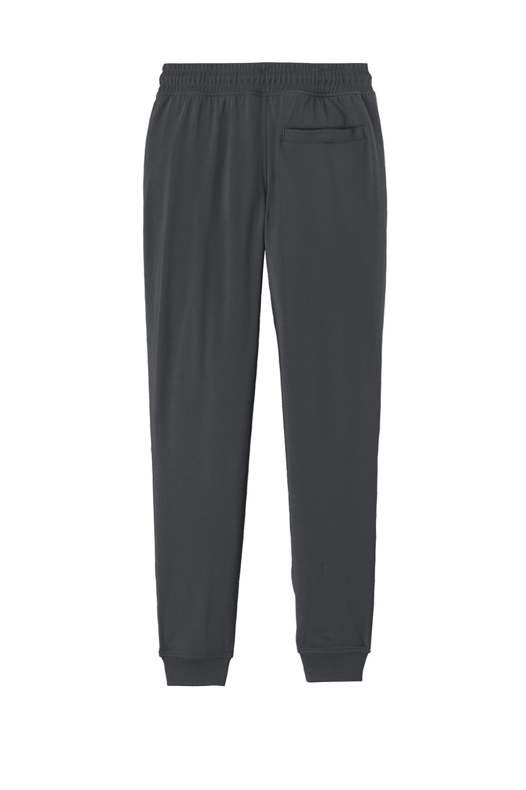 Sport-Tek PST858 Mens Sport-Wick Moisture Wicking Jogger Sweatpants w/ Pockets Charcoal Grey Flat Back