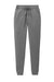 Sport-Tek PST858 Mens Sport-Wick Moisture Wicking Jogger Sweatpants w/ Pockets Heather Charcoal Grey Flat Back
