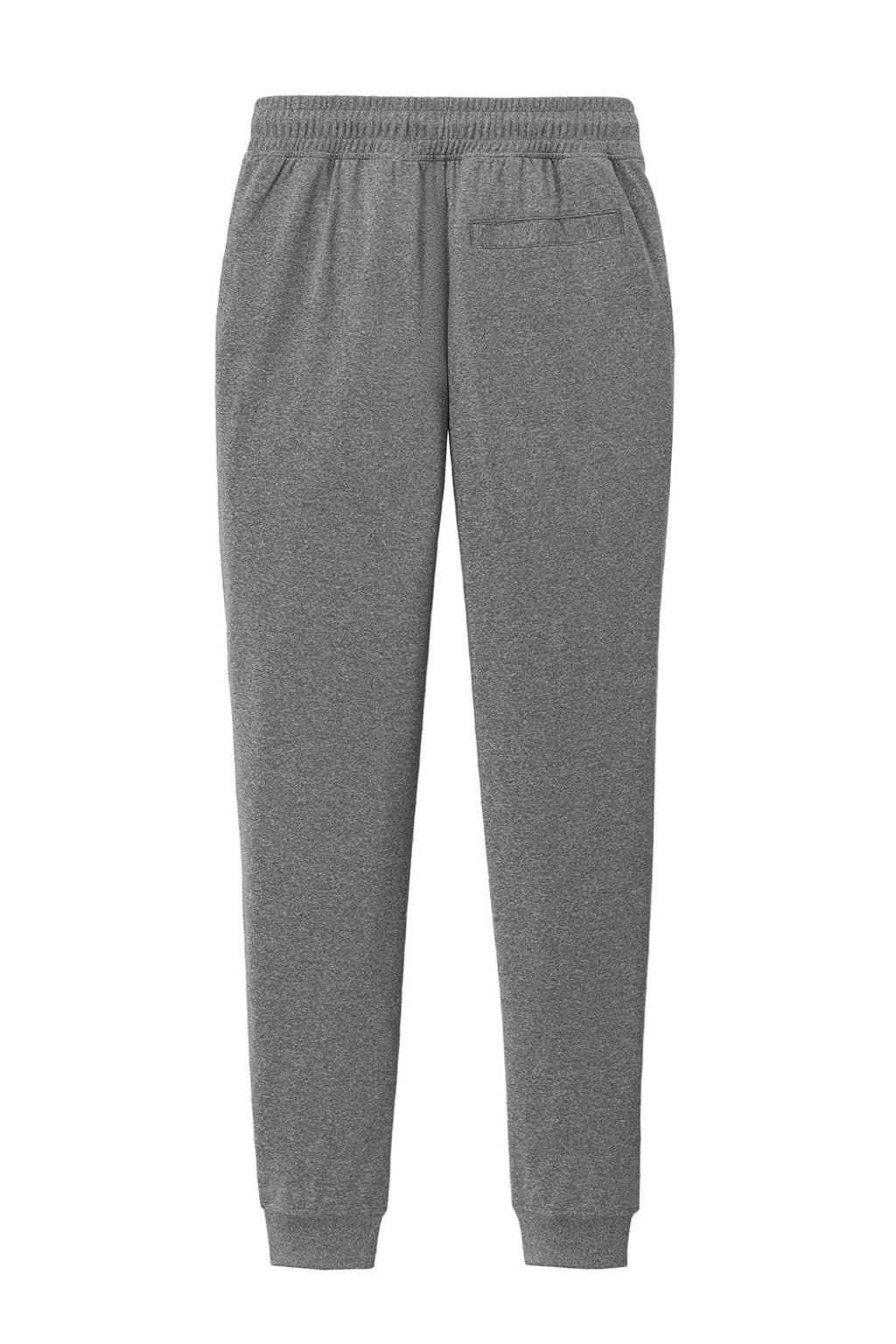 Sport-Tek PST858 Mens Sport-Wick Moisture Wicking Jogger Sweatpants w/ Pockets Heather Charcoal Grey Flat Front