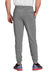 Sport-Tek PST858 Mens Sport-Wick Moisture Wicking Jogger Sweatpants w/ Pockets Heather Charcoal Grey Model Back