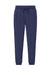 Sport-Tek PST858 Mens Sport-Wick Moisture Wicking Jogger Sweatpants w/ Pockets True Navy Blue Flat Back