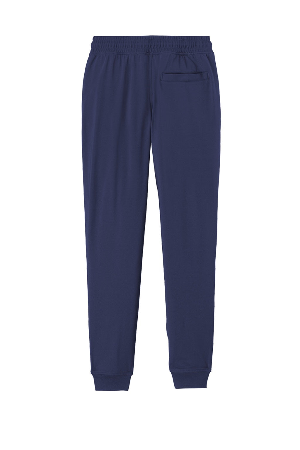 Sport-Tek PST858 Mens Sport-Wick Moisture Wicking Jogger Sweatpants w/ Pockets True Navy Blue Flat Front