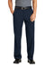 Red Kap PT60 Mens Elastic Insert Wrinkle Resistant Pants w/ Pocket Navy Blue Model Front