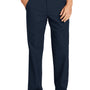 Red Kap Mens Elastic Insert Wrinkle Resistant Pants w/ Pocket - Navy Blue