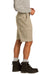 Red Kap PT66 Mens Industrial Stain Resistant Cargo Shorts w/ Pockets Khaki Brown Model Side