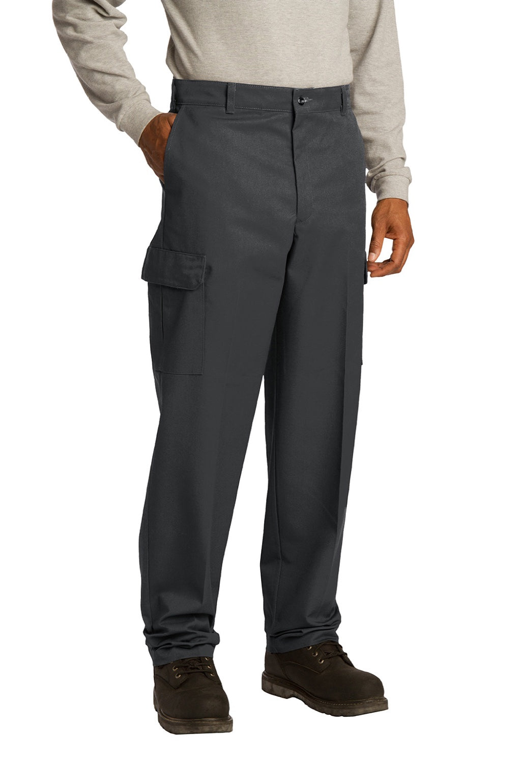 Red Kap PT88 Mens Industrial Wrinkle Resistant Cargo Pants w/ Pockets Black Model 3q