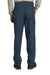 Red Kap PT88 Mens Industrial Wrinkle Resistant Cargo Pants w/ Pockets Navy Blue Model Back