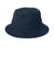 Port Authority Hats PWSH2 Mens Bucket Hat Navy Blue Flat Front