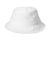 Port Authority Hats PWSH2 Mens Bucket Hat White Flat Front