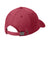 Port Authority Hats PWU Mens Adjustable Hat Berry Red Flat Back
