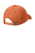 Port Authority Hats PWU Mens Adjustable Hat Cooked Carrot Orange Flat Back