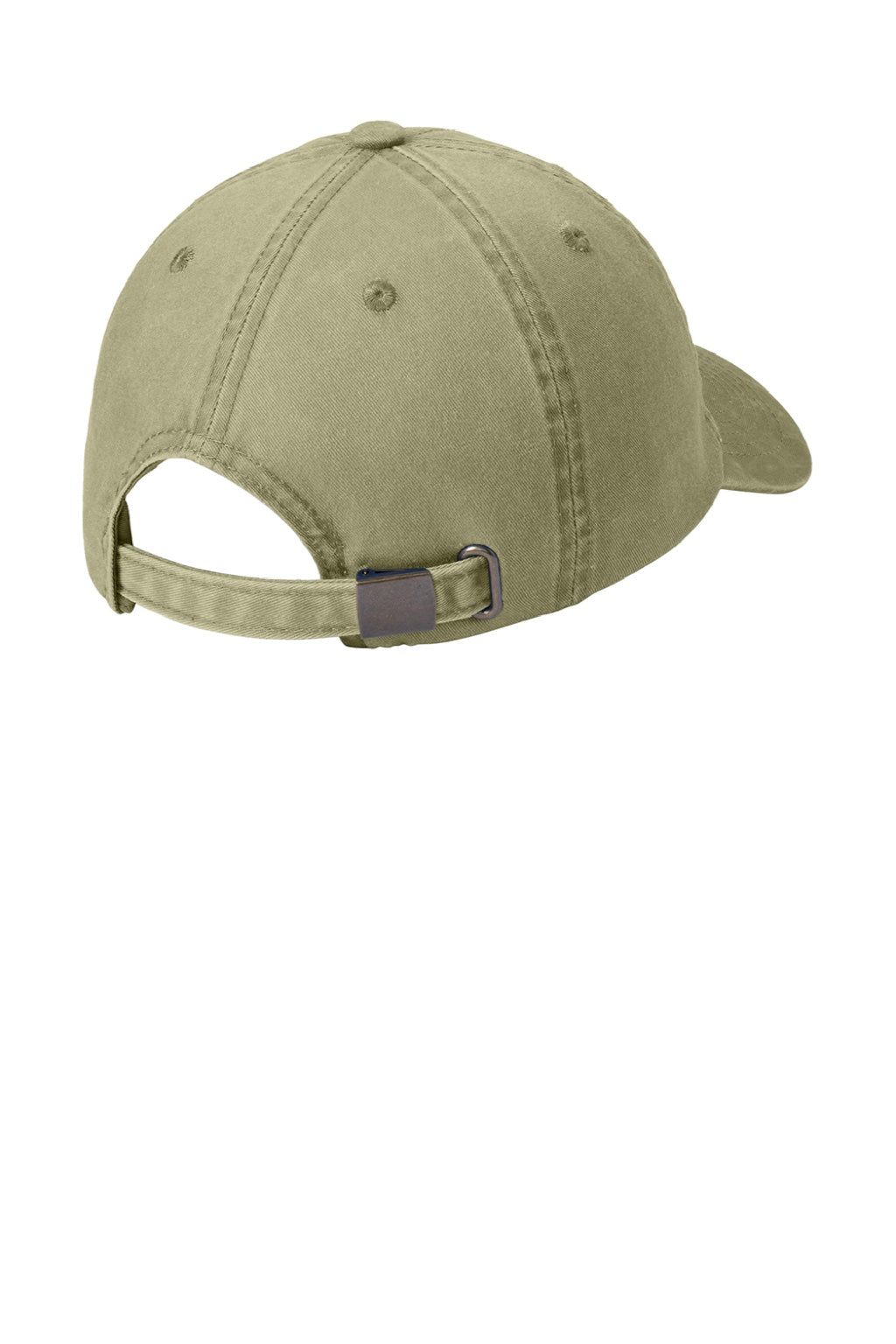 Port Authority Hats PWU Mens Adjustable Hat Khaki Flat Back