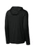 Richardson RA7110LSH Mens Clutch Long Sleeve Hooded T-Shirt Hoodie Black Forn Back