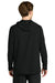 Richardson RA7110LSH Mens Clutch Long Sleeve Hooded T-Shirt Hoodie Black Model Back