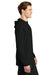 Richardson RA7110LSH Mens Clutch Long Sleeve Hooded T-Shirt Hoodie Black Model Side