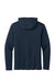 Richardson RA7110LSH Mens Clutch Long Sleeve Hooded T-Shirt Hoodie Navy Blue Flat Back