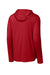 Richardson RA7110LSH Mens Clutch Long Sleeve Hooded T-Shirt Hoodie Red Forn Back