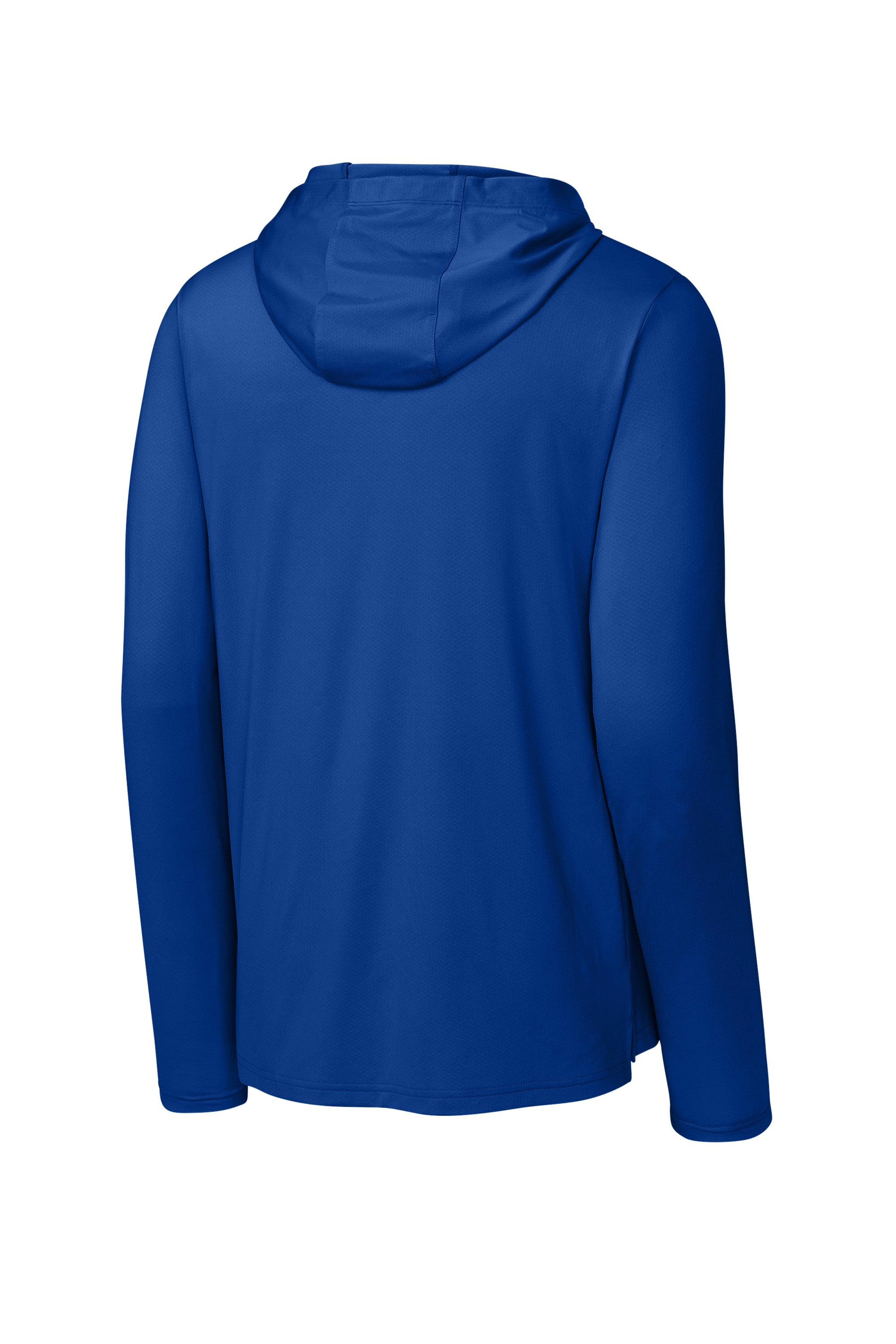 Richardson RA7110LSH Mens Clutch Long Sleeve Hooded T-Shirt Hoodie Royal Blue Forn Back