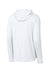 Richardson RA7110LSH Mens Clutch Long Sleeve Hooded T-Shirt Hoodie White Forn Back
