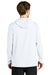 Richardson RA7110LSH Mens Clutch Long Sleeve Hooded T-Shirt Hoodie White Model Back