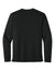 Richardson RA7110LS Mens Clutch Long Sleeve Crewneck T-Shirt Black Flat Back