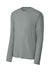 Richardson RA7110LS Mens Clutch Long Sleeve Crewneck T-Shirt Grey Form Front