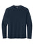 Richardson RA7110LS Mens Clutch Long Sleeve Crewneck T-Shirt Navy Blue Flat Front