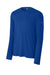 Richardson RA7110LS Mens Clutch Long Sleeve Crewneck T-Shirt Royal Blue Form Front