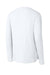 Richardson RA7110LS Mens Clutch Long Sleeve Crewneck T-Shirt White Forn Back