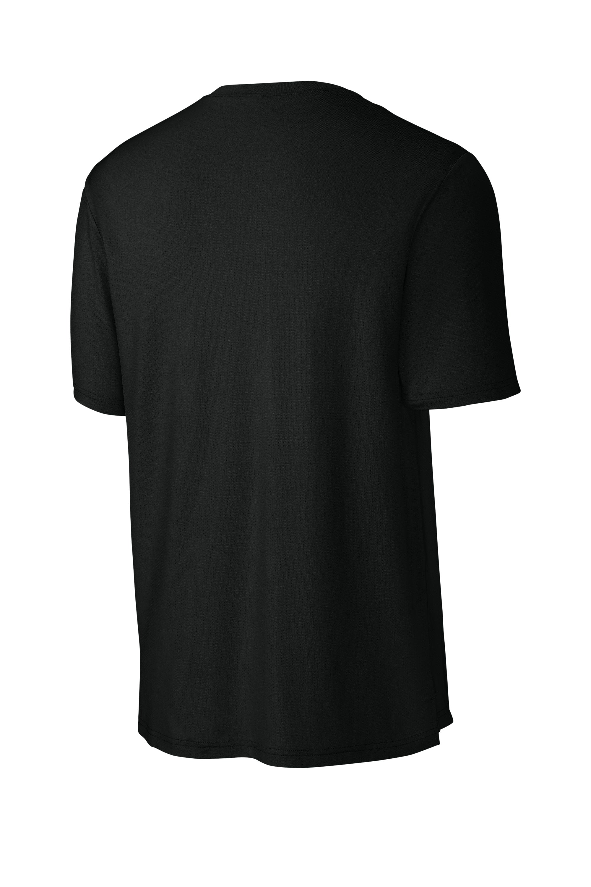 Richardson RA7110SS Mens Clutch Short Sleeve Crewneck T-Shirt Black Forn Back