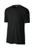 Richardson RA7110SS Mens Clutch Short Sleeve Crewneck T-Shirt Black Form Front