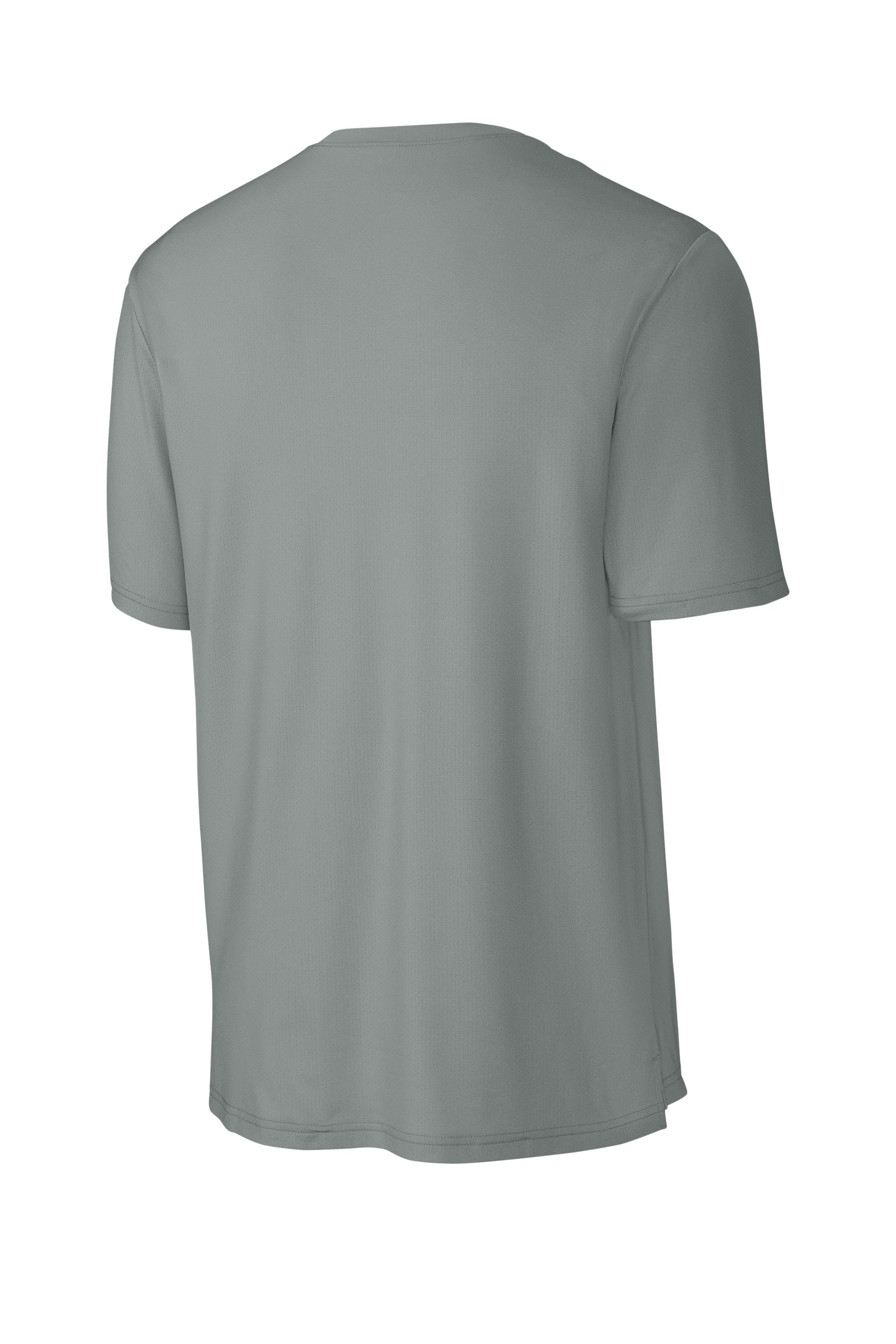 Richardson RA7110SS Mens Clutch Short Sleeve Crewneck T-Shirt Grey Forn Back
