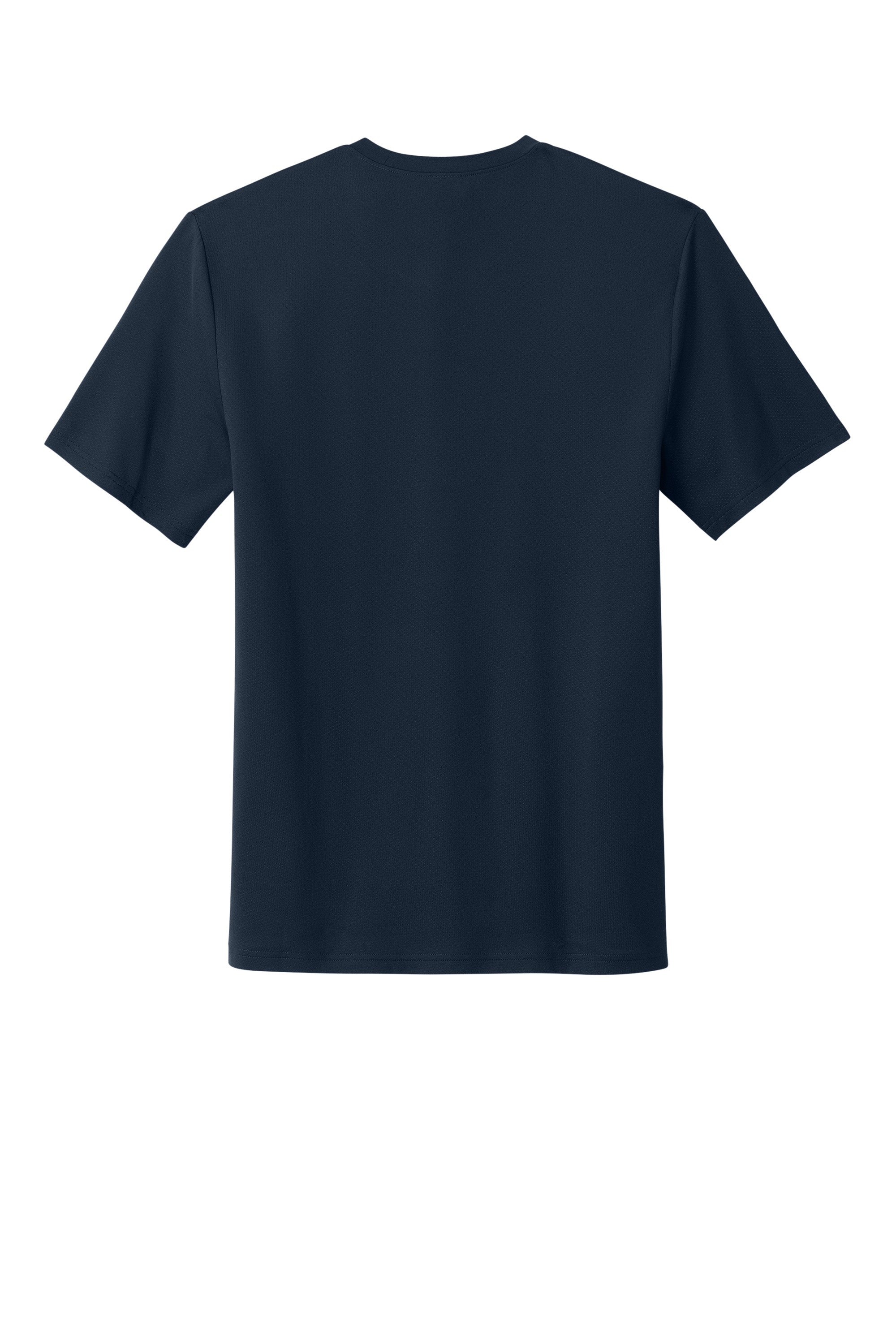 Richardson RA7110SS Mens Clutch Short Sleeve Crewneck T-Shirt Navy Blue Flat Back