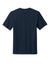 Richardson RA7110SS Mens Clutch Short Sleeve Crewneck T-Shirt Navy Blue Flat Back